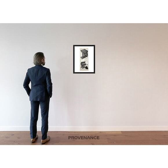 🔴 Hermes Antique Vintage Newsprint Ad - HERMÈS SELLIER IV - Picture 7 of 8